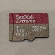 SanDisk Extreme A2 V30 U3 UHS-I microSDXC 記憶卡 1TB [R:160 W:90] (SDSQXA1-1T00)