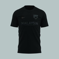 Jersey Malaysia ''Harimau Malaya" Jersey Blackout - Jersi Roundneck