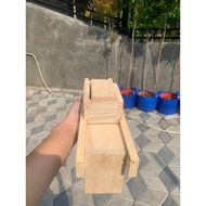 MERAH Onion slicer Onion slicer Red onion slicer made of wood