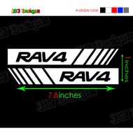 RAV4 REAR MIRROR STICKER