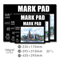 A3/A5/B5 Marker Pen Drawing Paper Book Sketch Painting  Kertas Lukisan Pad Art Supplies Stationery