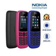 Original Nokia Malaysia105 (2019) With dual-SIM Card Slots Version Long Lasting Battery Feature Phone Handphone