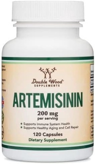 Double Wood Supplements Artemisinin 200 mg Sweet Wormwood Artemisia Annua (120 Capsules)