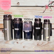 [GENUINE] BaoL Premium Thermos Bottle - WL7 Titanium Lid 600ml 780ml 1000ml 1200ml 1500ml With Silic