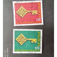 GE132 Germany 1968 Europa 2v compete used