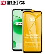 LAYAR Tempered Glass Realme C35 Anti-Scratch Full Cover Screen Screen Protector