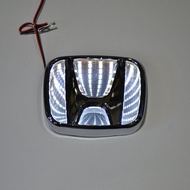 BuyV HONDA ป้ายโลโก้ไฟ LED สัญลักษณ์ด้านหน้าด้านหลังกันชนโลโก้สำหรับ Honda Civic City CR-V Accord Odyssey