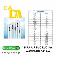 pipa AIR PVC RUCIKA WAVIN 4IN / 4" AW - YOOBISO