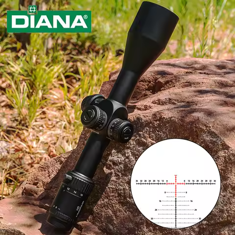 DIANA 4-16X50 IR FFP Optical Sight - First Focal Plane Scope, Illuminated Reticle, 30mm Tube
