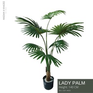 Lady Palm Height 140-180 cm ต้นจั๋ง ความสูง 140-180 ซมต้นไม้ปลอมเกรดพรีเมี่ยมเพื่อการตกแต่ง ต้นไม้ปร