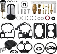 Carburetor Repair Kit for Mercruiser Marine 2 Barrel 3.0L 4.3L 5.0L 5.7L with Float Replaces for 330