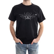 【原創】昆蟲系列純棉T恤-南洋大兜蟲/黑色