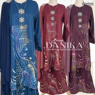 DMIMI EXCLUSIVE Baju Kurung Moden Batik DANIKA | Kurung Batik Moden | Small Size to Plus Size