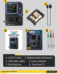 Fnirsi Lcr-p1 มือถือมินิมัลติฟังก์ชั่เครื่องทดสอบทรานซิสเตอร์วัสดุ Abs สําหรับฮาร์ดแวร์และเครื่องมือ