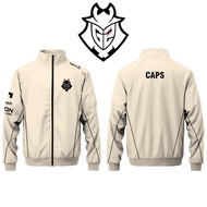 G2 Esports Club Jackets Jersey LEC 2025 G2 LOL Team Training Uniforms Men's Stand Collar Jacket