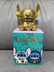 URDU Disney 迪士尼史迪仔福部屋盲盒 金色招財貓款