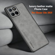Sheepskin Leather Texture Phone Case Casing For Honor X6c 4G 2025 honorX6c X6 c X6c X7c X8c X9c 4G 5