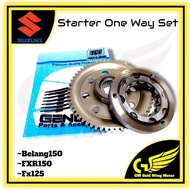TCB SUZUKI BELANG 150 STARTER ONE WAY SET WITH GEAR BELANG150 FX150 FX125 FXR STARTER ONE WAY BEARIN