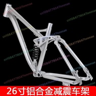 26 Inch Full Suspension MTB Bike Frame Aluminum Alloy 4 Bar Linkage Rear Shock Mountain Bike Frame D