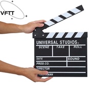 VFTT 30 x 27cm Clapperboard Director Photography Prop Wooden Video Scene