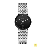 RADO Watch R48913713 / Florence Diamonds / Women's Analog / Date / Quartz / 30mm / SS Bracelet / Bla