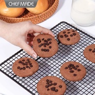 ((Baking Kitchen) Chefmade wk9988 Black 18 Inch Cooling Rack Bread Cake Biscuit wk9988