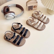 Stylish soft leather bow sandals for children 1-5 years old TM7921