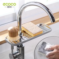 Kitchen Faucet Drain Rack Sink Draining Basket Sponge Soap Holder Shelf Steel Ball Shower Organizer Bathroom Accessories