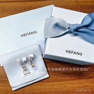 Classy Design hefang Bright hefang Earrings Wedding Earrings Earrings Aurora Cube Sugar Gilt Earring