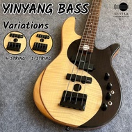 GCM YinYang Electric Bass Guitar (Custom Made, Oversea Ready Stock)