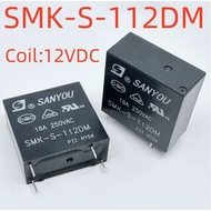 Brand New Original 4-Pin 16A Relay SMK-S-112DM 36FA-Coil 12V