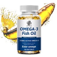 Fish Oil Fish Oil Omega 3 Fish Oil Capsule 1000mg With Omega 3 Deep Sea Fish Eye & Brain Protection