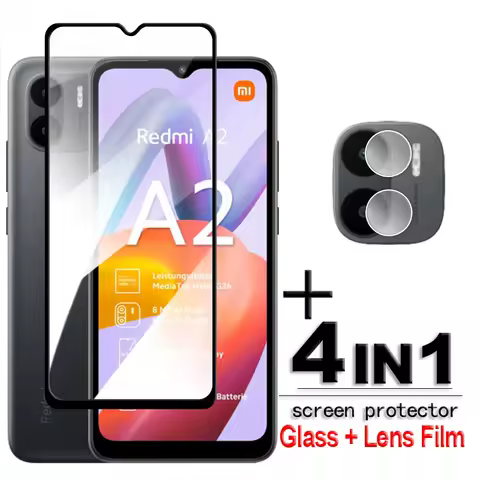 For Xiaomi Redmi A2 Glass Redmi A2+ A1+ A1 A2 Plus Tempered Glass 2.5D Full Glue HD Screen Protector