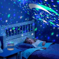 Super Kceoz Morinome Starry Sky Projector Night Light Moon Lamp Bedroom Galaxy