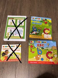 二手 letterland  letter land story phonics and ABC lift the flap book , talking tess