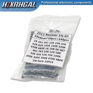 330PCS/lot 1 ohm-1M ohm Electronic Resistors 5% 2512 SMD Resistor Assorted kit set 10R 47R 100R 10K 