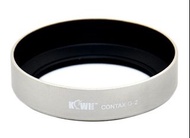JJC Contax G-2 Lens Hood 相機鏡頭 遮光罩 for Contax 45mm lens G2 G1 替代 GG-1 WHT