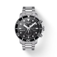 天梭T120六針最新款，橡膠帶，表徑45mm！防水300米 T120.417.11.051.00 TISSOT SEASTAR 1000 CHRONOGRAPH