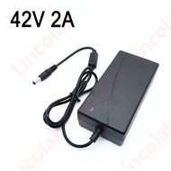 36V2A battery charger 42V 2A Charger 100-240V Input Lithium Li-ion Charger For 36V 2A Electric Bike 