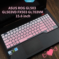 For ASUS 15.6 inch Laptop ASUS ROG GL503 GL503VD FX503 GL703VM Keyboard Protector Anti-Dust Brand New Transparent Keyboard Waterproof Protective Film [ZK]