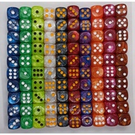 1PC 16mm Acrylic Dice for Board and Card Games