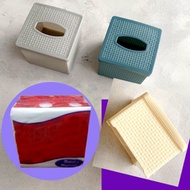 Rattan Pattern Square Tissue Box - Tissue Box