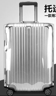 全新28吋行李喼防水全透明套（適合雨季打風保護行李免受雨水整濕）適用28吋行李尺寸：高度67-71cm 闊度46cm-50cm，厚度 28cm-30cm