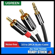 UGREEN 3.5mm to 2 RCA Cable Audio Auxiliary Stereo Y Splitter Cable (3.5mm) 2rca