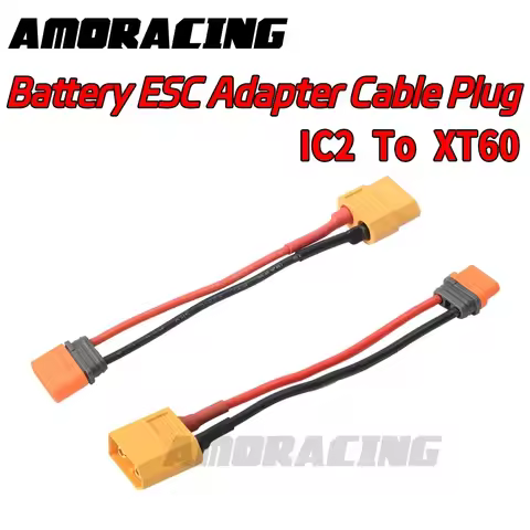XT60 To IC2 Adapter Cable Plug 1PCS Male/Female Replacement Parallel Connector for RC Model Car Lith