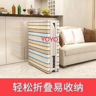 LY570折疊床單人床雙人床木板床鐵床出租屋午休可簡易兒童成人家用床鋪