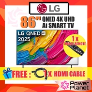 [FREE HDMI CABLE] LG 86" QNED80 4K Ultra HD 86QNED80ASA Smart AI TV UHD |  QNED86 86QNED86ASA | 98" 
