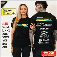 RACING SOUND t-shirt Request NAME sound system audio/sound system/big size/jumbo