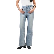 Amigos de Nimes - Basica Women Flare Stretch - Blue Denim Jeans