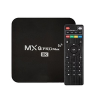 Alston MXQ PRO MAX 8K UHD 5G 16+256G Android Color Ultra HD TV Box 2.4GHz+I8 Touchpad Keyboard TV Bo